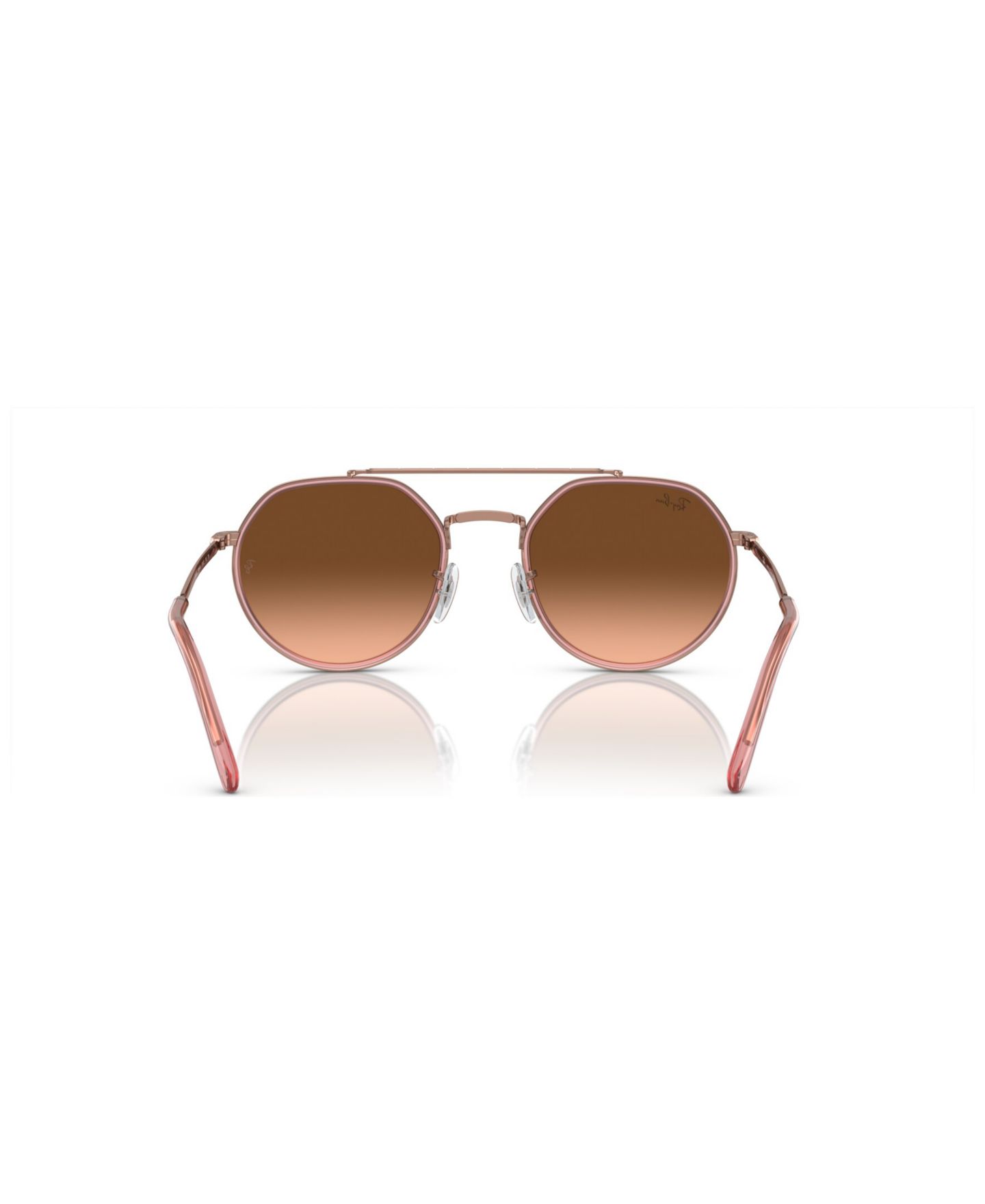 Солнцезащитные очки Ray-Ban Unisex Sunglasses, Gradient RB3765, цвет: Медный — фото 5