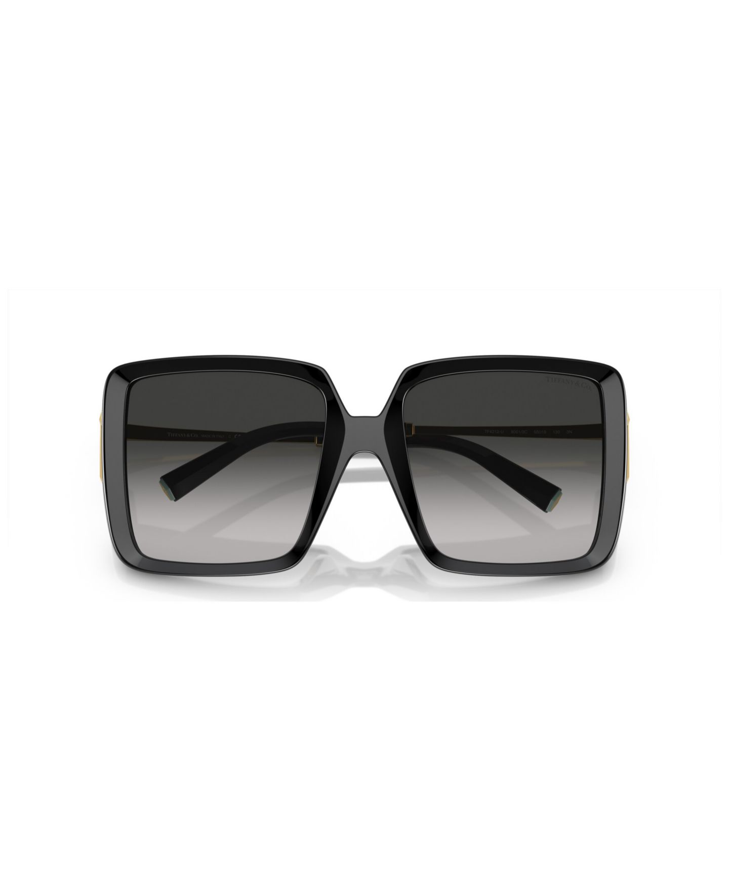 Женские солнцезащитные очки Tiffany & Co. Sunglasses, Gradient TF4212U, цвет: Чёрный / Золотой — фото 4