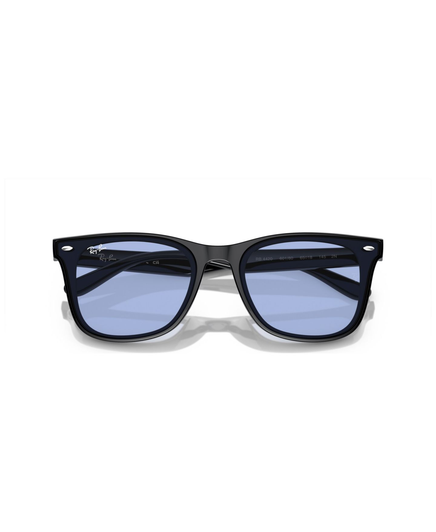 Солнцезащитные очки Ray-Ban Unisex Sunglasses, RB4420, цвет: Чёрный — фото 6