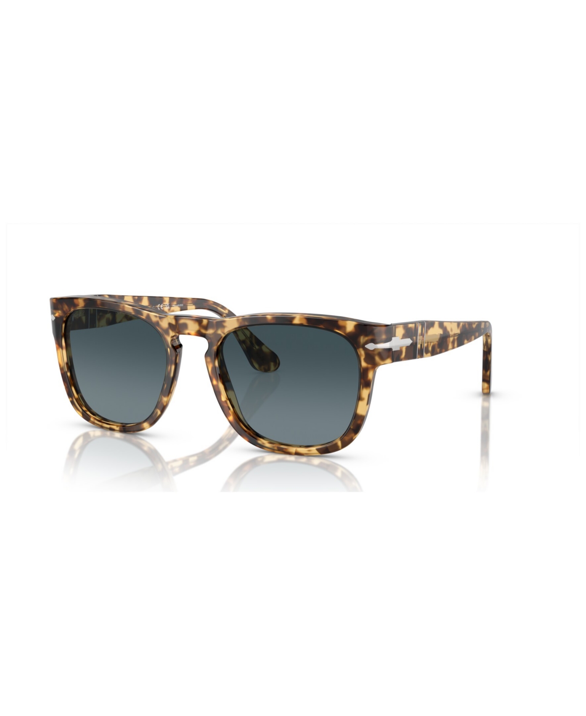Persol Unisex Elio Polarized Sunglasses, Gradient Po3333s In Beige Tortoise