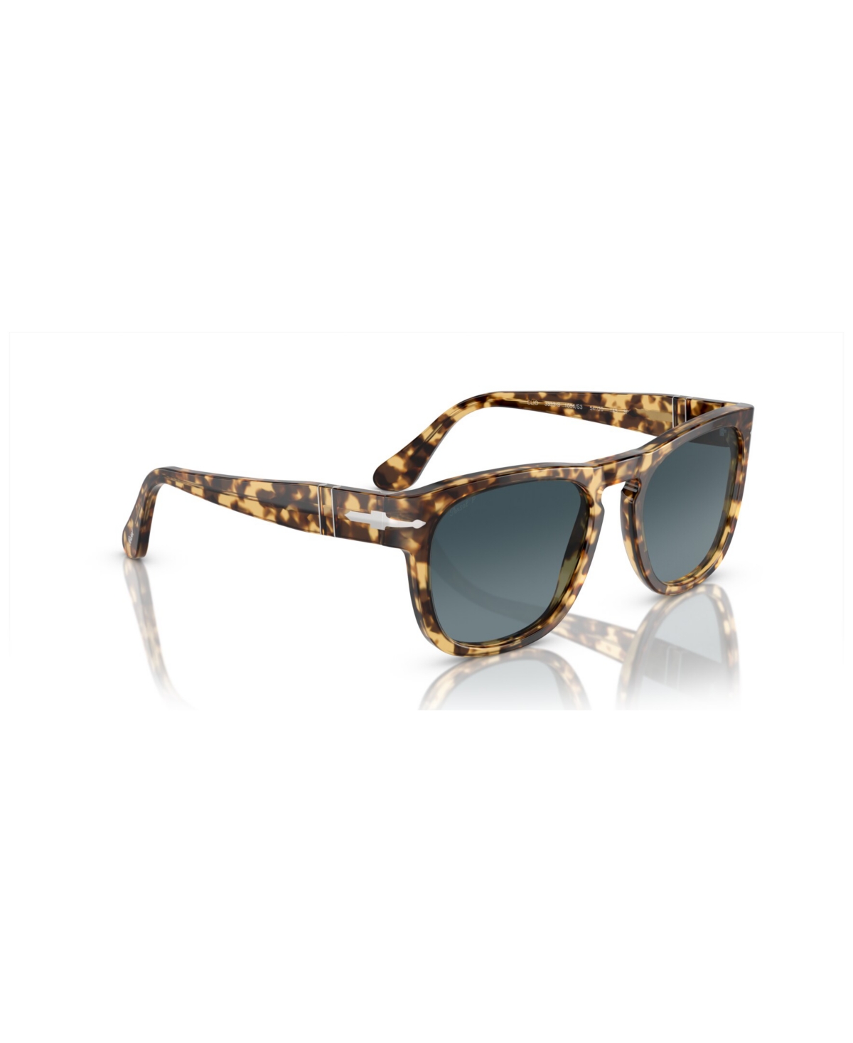 Persol Unisex Elio Polarized Sunglasses, Gradient Po3333s In Beige Tortoise