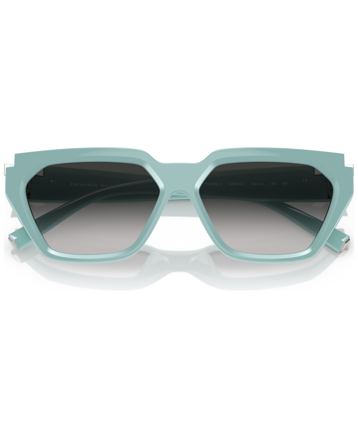 Shop Tiffany & Co Women's Steve Mcqueen Sunglasses, Gradient Tf4205u In Tiffany Blue