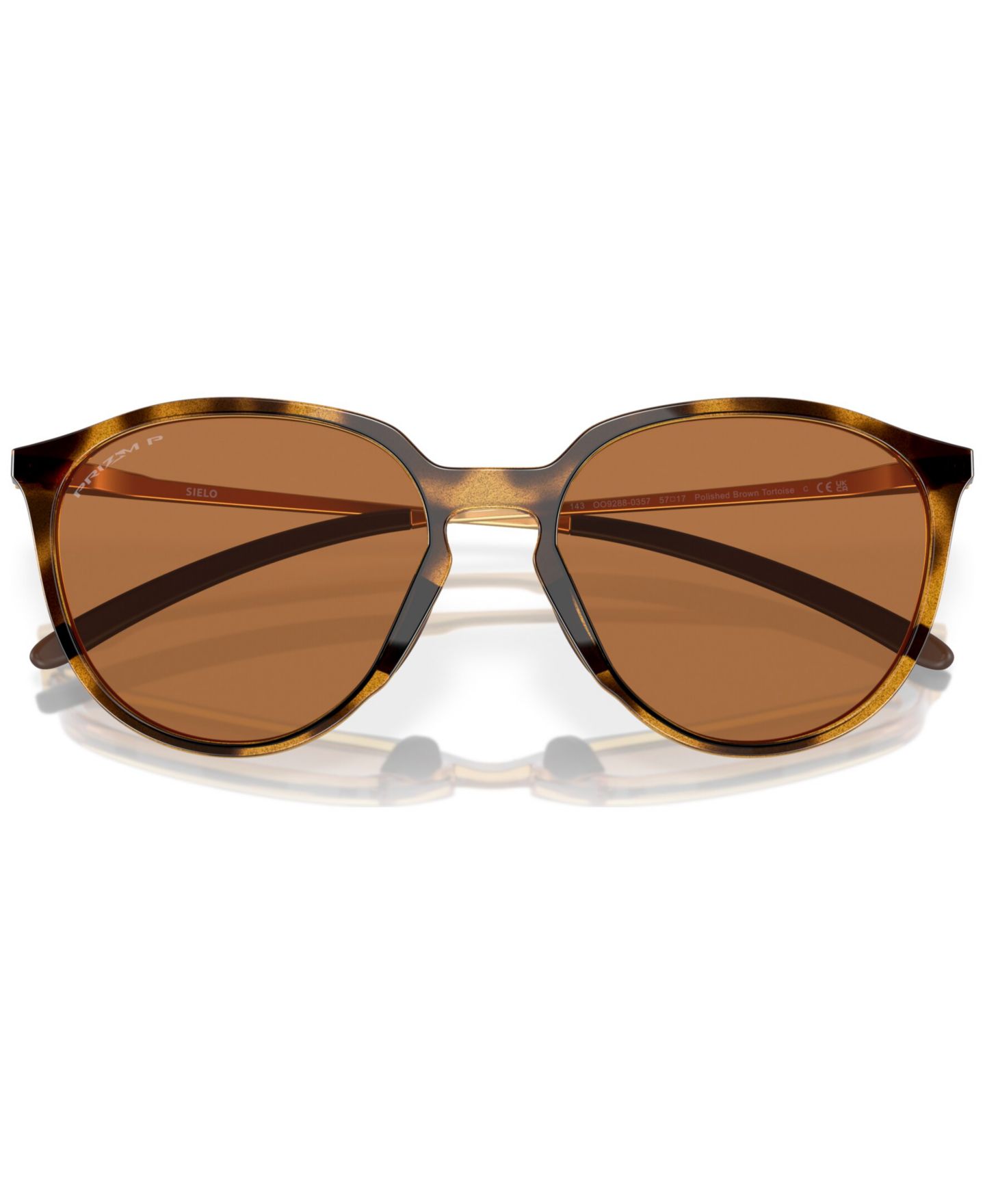 Женские солнцезащитные очки Oakley Sielo Polarized Sunglasses, OO9288, цвет: Матовый чёрный чернильный — фото 10