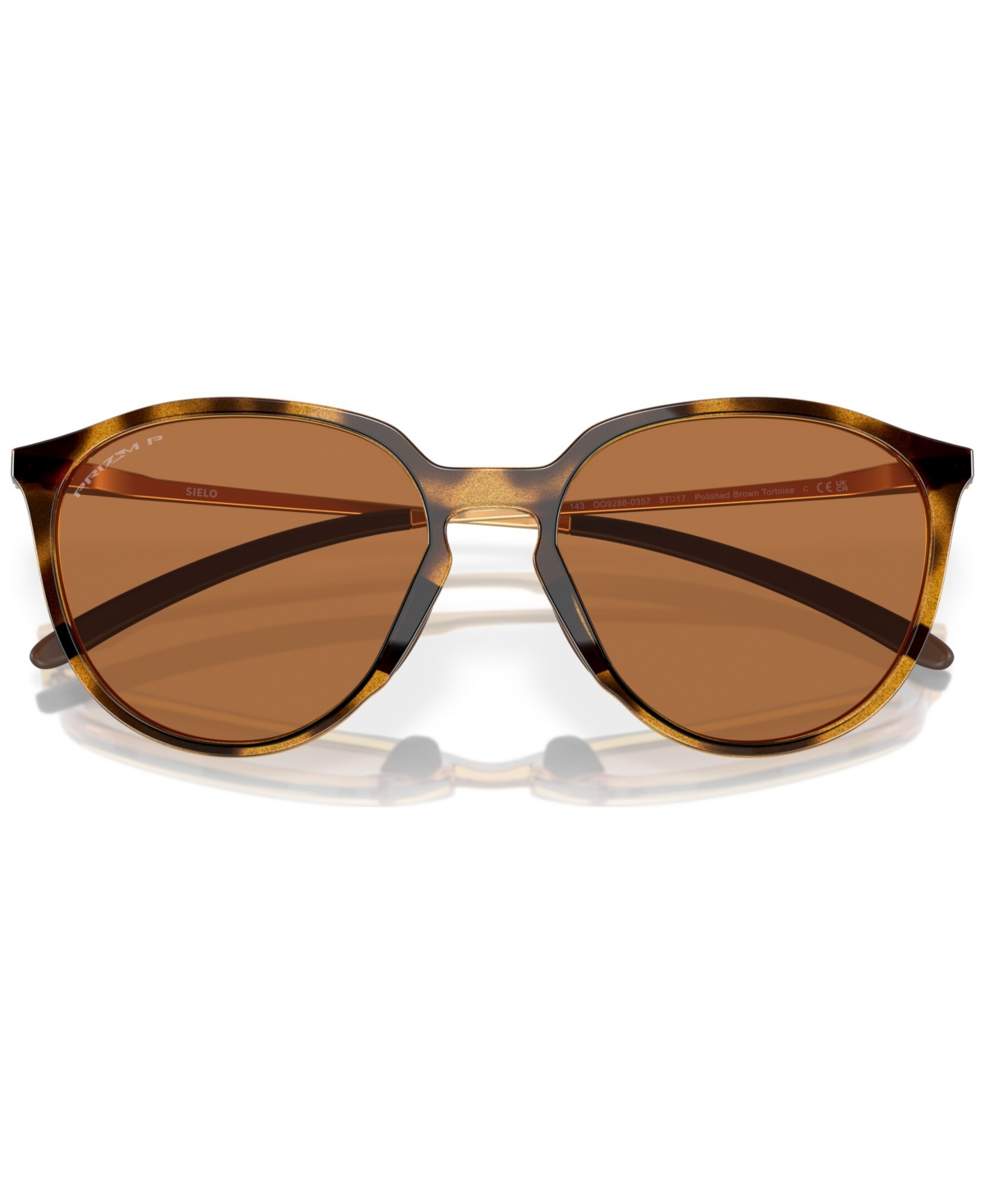 Shop Oakley Women's Sielo Polarized Sunglasses, Oo9288 In Polished Brown Tortoise