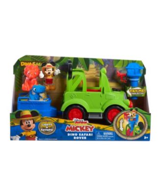 Disney Junior Mickey Mouse Dino Safari Pals 7-Piece Figure Set, Dinosaur