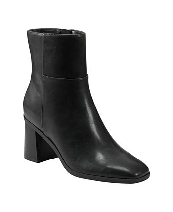 Bandolino faruka block outlet heel zip booties