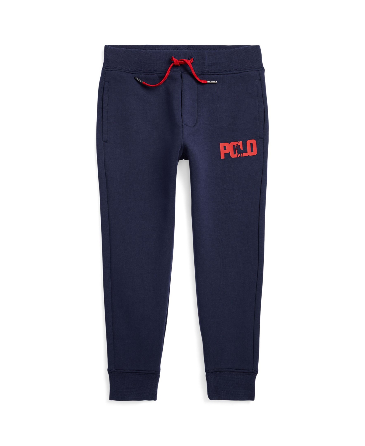 Polo Ralph Lauren Kids' Little And Toddler Boys Big Pony Logo Double-knit Jogger Pants In Rfd Navy