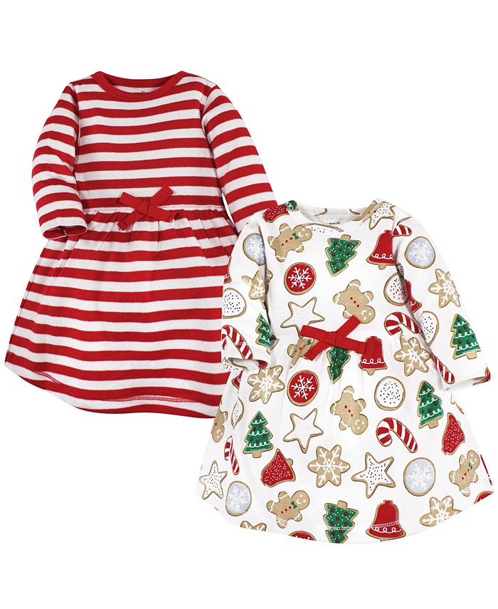 Touched by Nature Toddler Girls ganic Cotton Long Sleeve Dresses