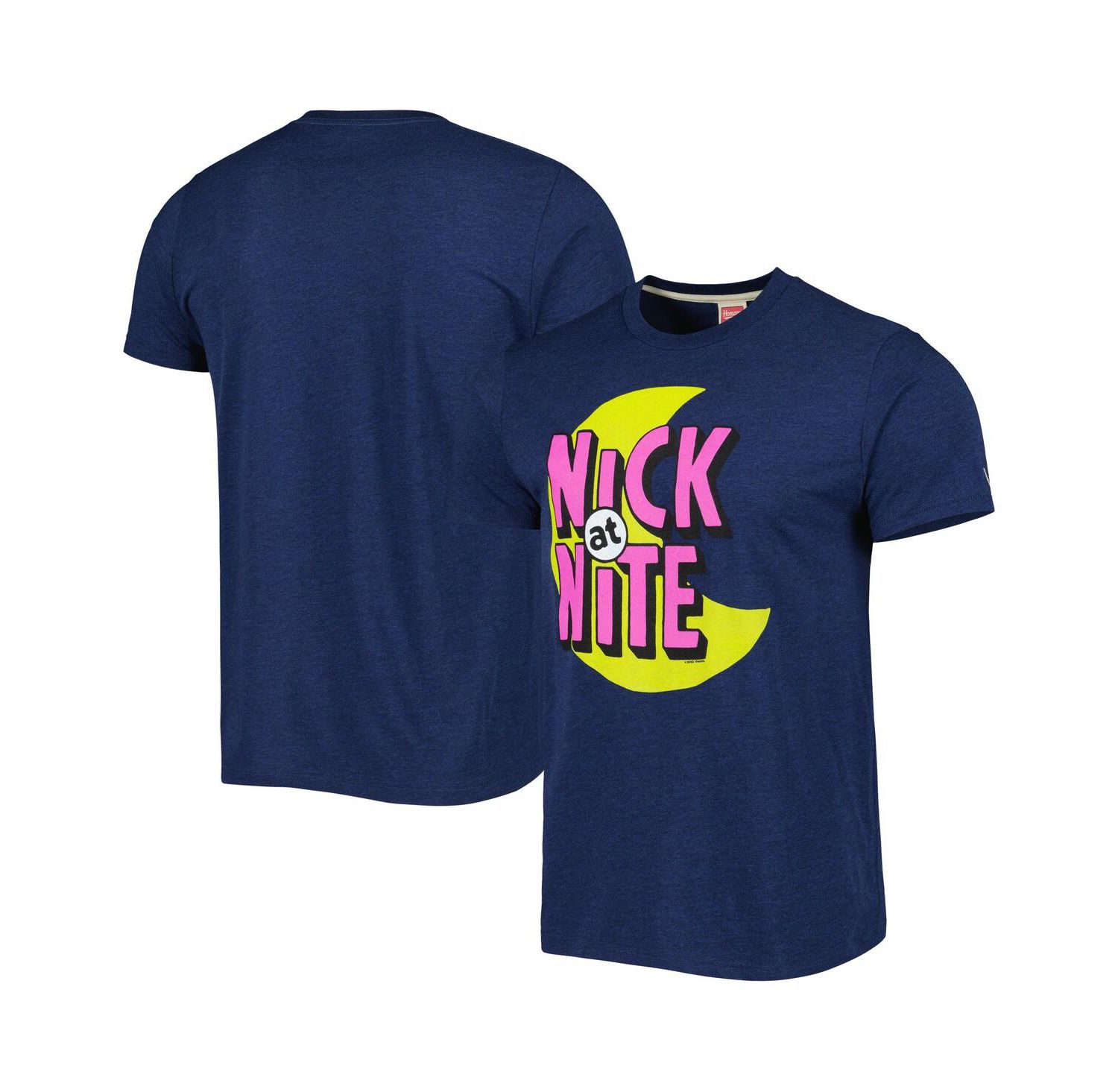 Men's and Women's Navy Nick at Nite Tri-Blend T-shirt
