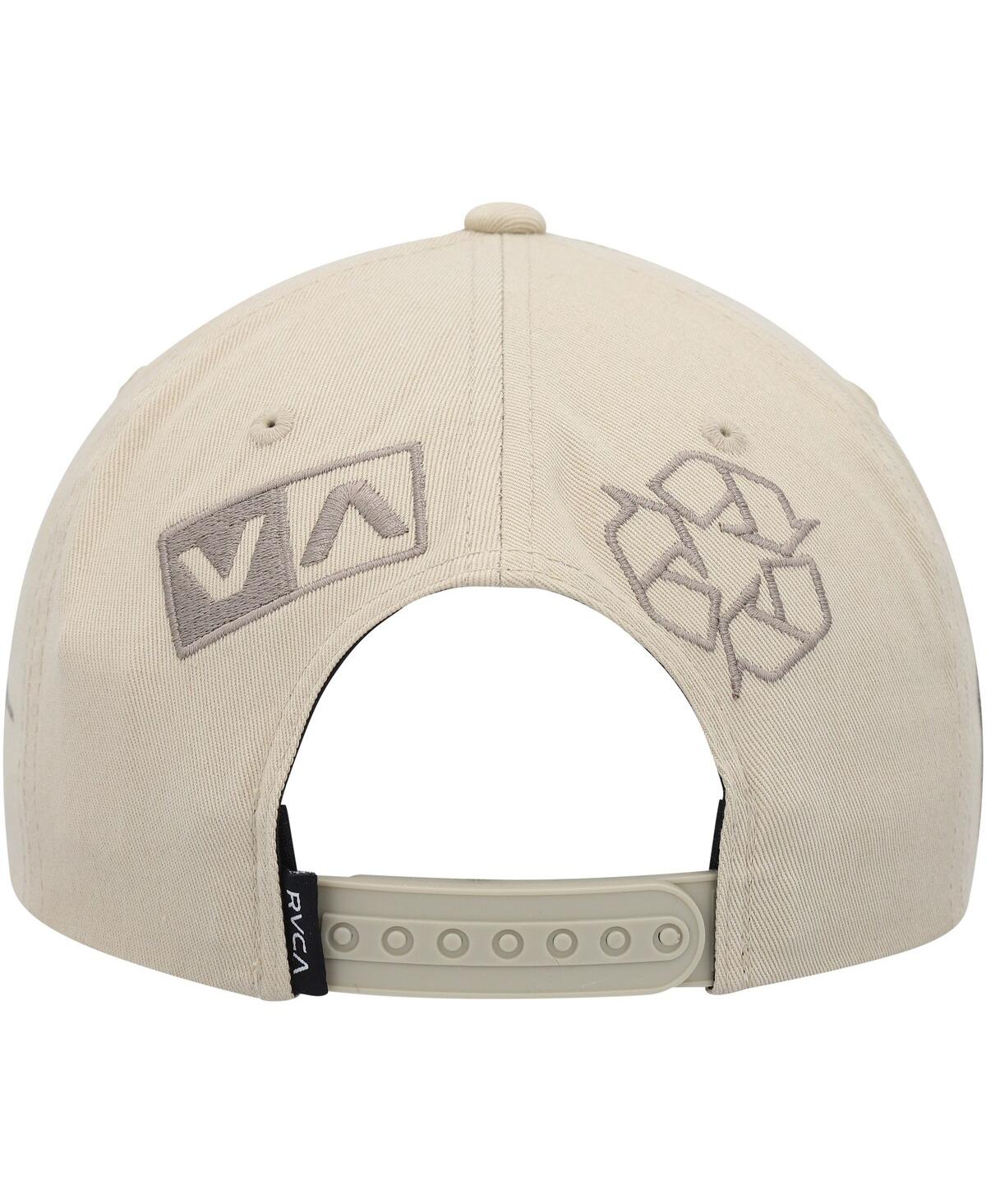 Shop Rvca Men's  Khaki Infografik Snapback Hat