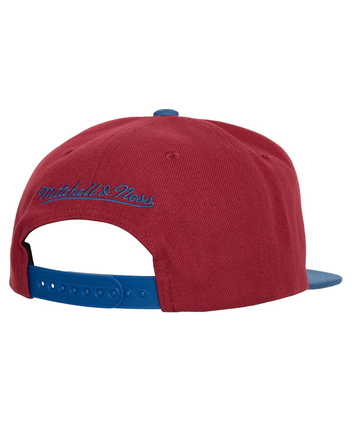 Mitchell & Ness Men's  Burgundy Colorado Avalanche Core Team Ground 2.0 Snapback Hat In Burgundy