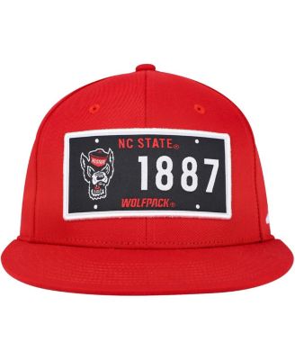 Men's Red NC State Wolfpack Established Snapback Hat