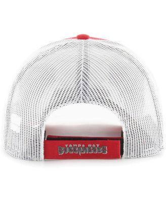 Men's Red, White Tampa Bay Buccaneers Drifter Adjustable Trucker Hat