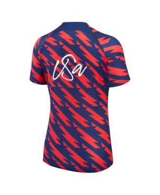 Women's Red USMNT 2023 Strike Drill Pre-Match Jersey