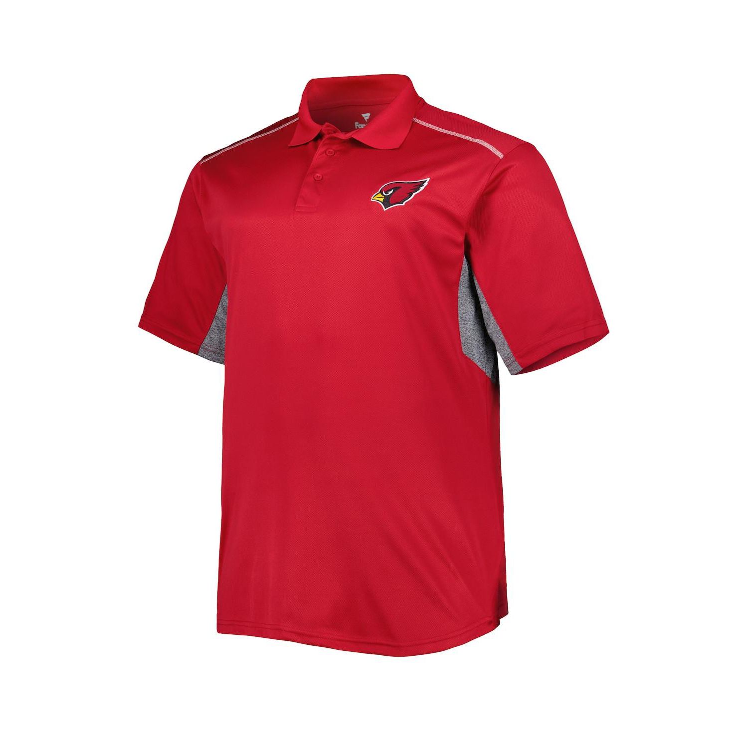 Men's Cardinal Arizona Cardinals Big and Tall Team Color Polo Shirt