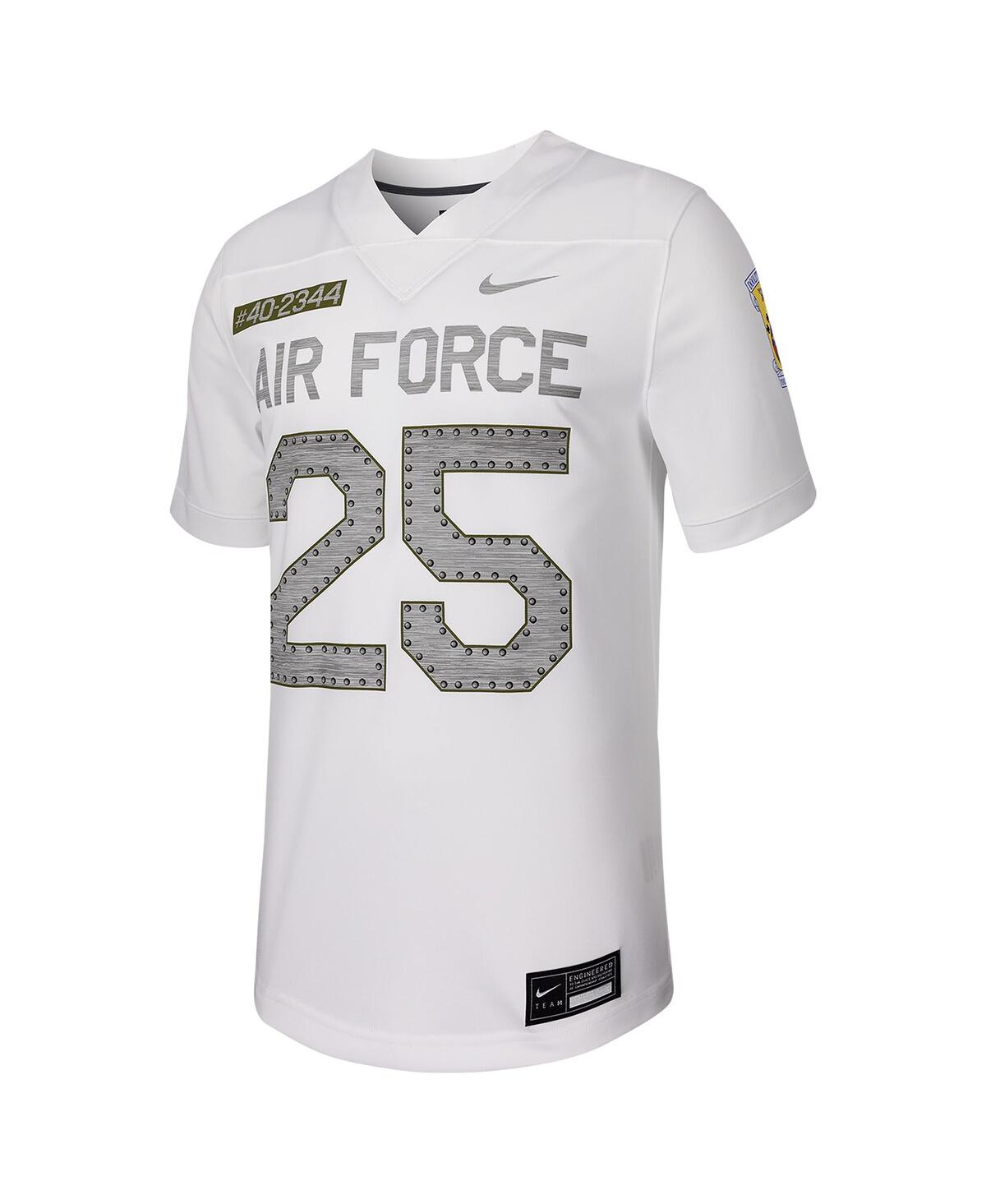 Men's Nike #25Air Force Falcons Football Game Jersey - White