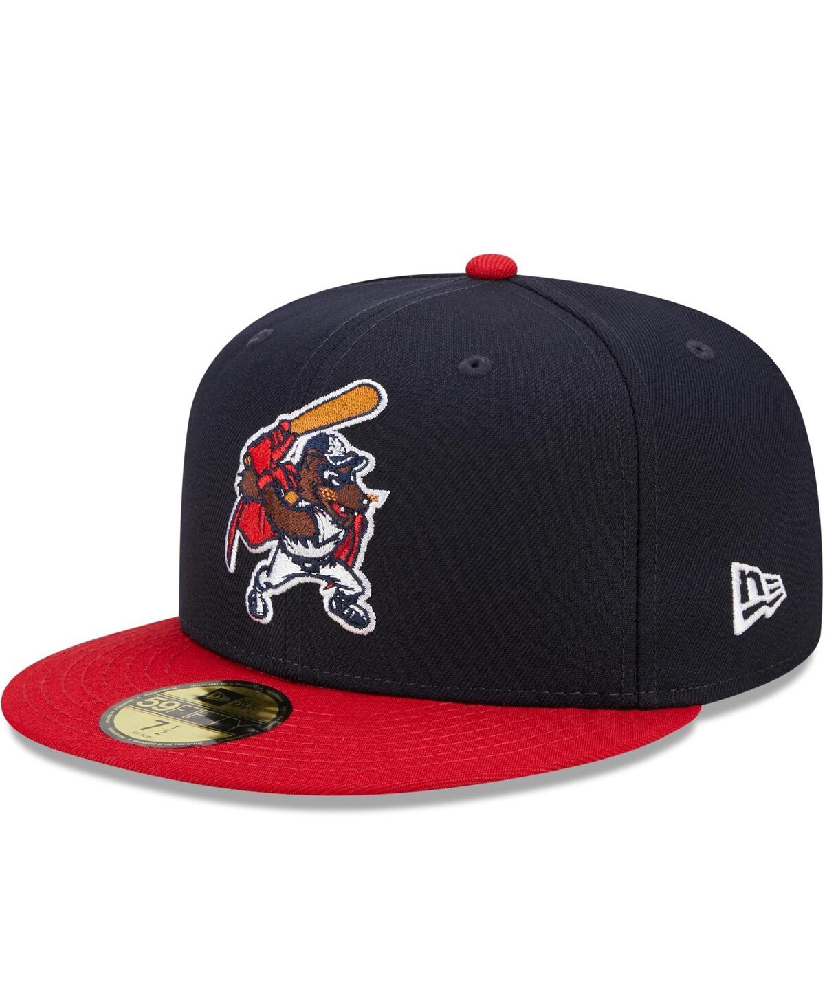 Men's New Era Red New Hampshire Fisher Cats Marvel x Minor League 59FIFTY Fitted Hat - Red
