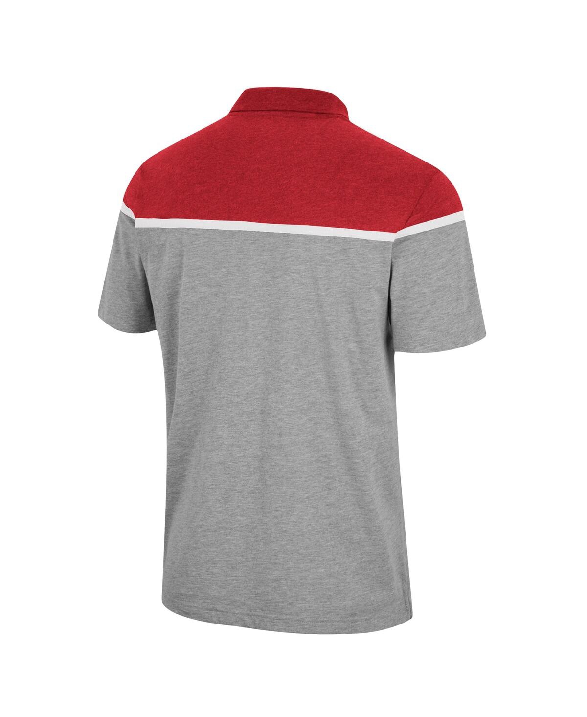 Men's Colosseum White Rutgers Scarlet Knights Free Spirited Mesh Button-Up  Baseball Jersey