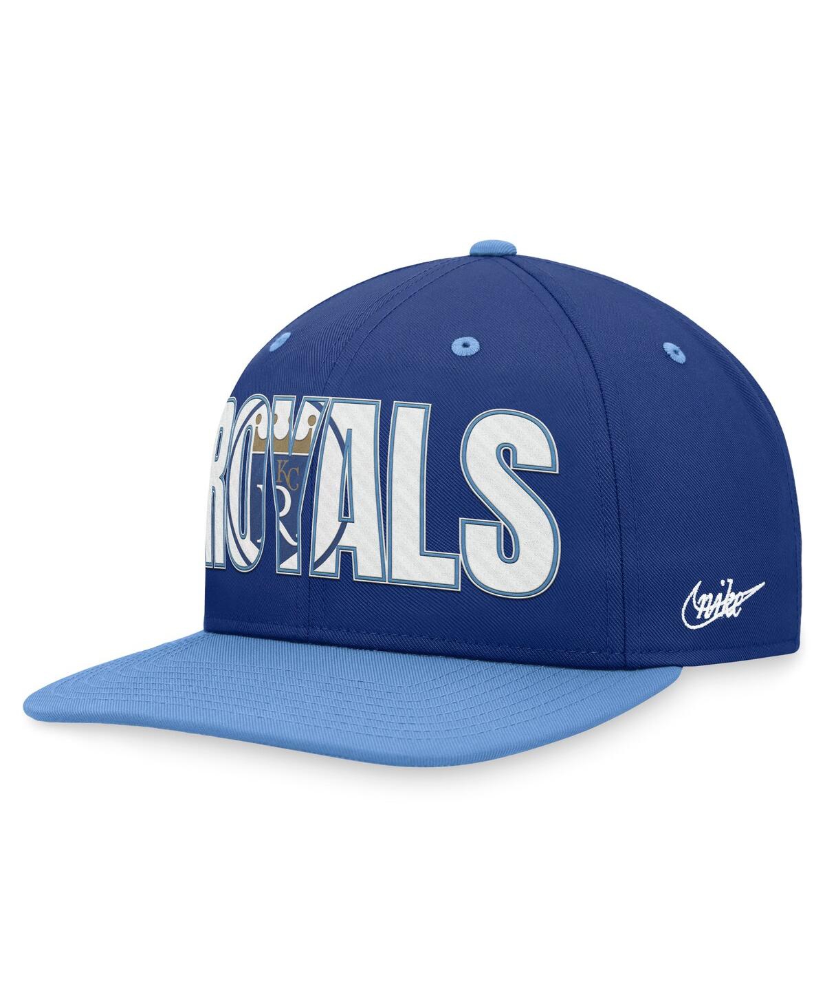 Shop Nike Men's  Royal Kansas City Royals Cooperstown Collection Pro Snapback Hat