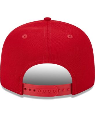 Men's Scarlet San Francisco 49ers Main Script 9FIFTY Snapback Hat
