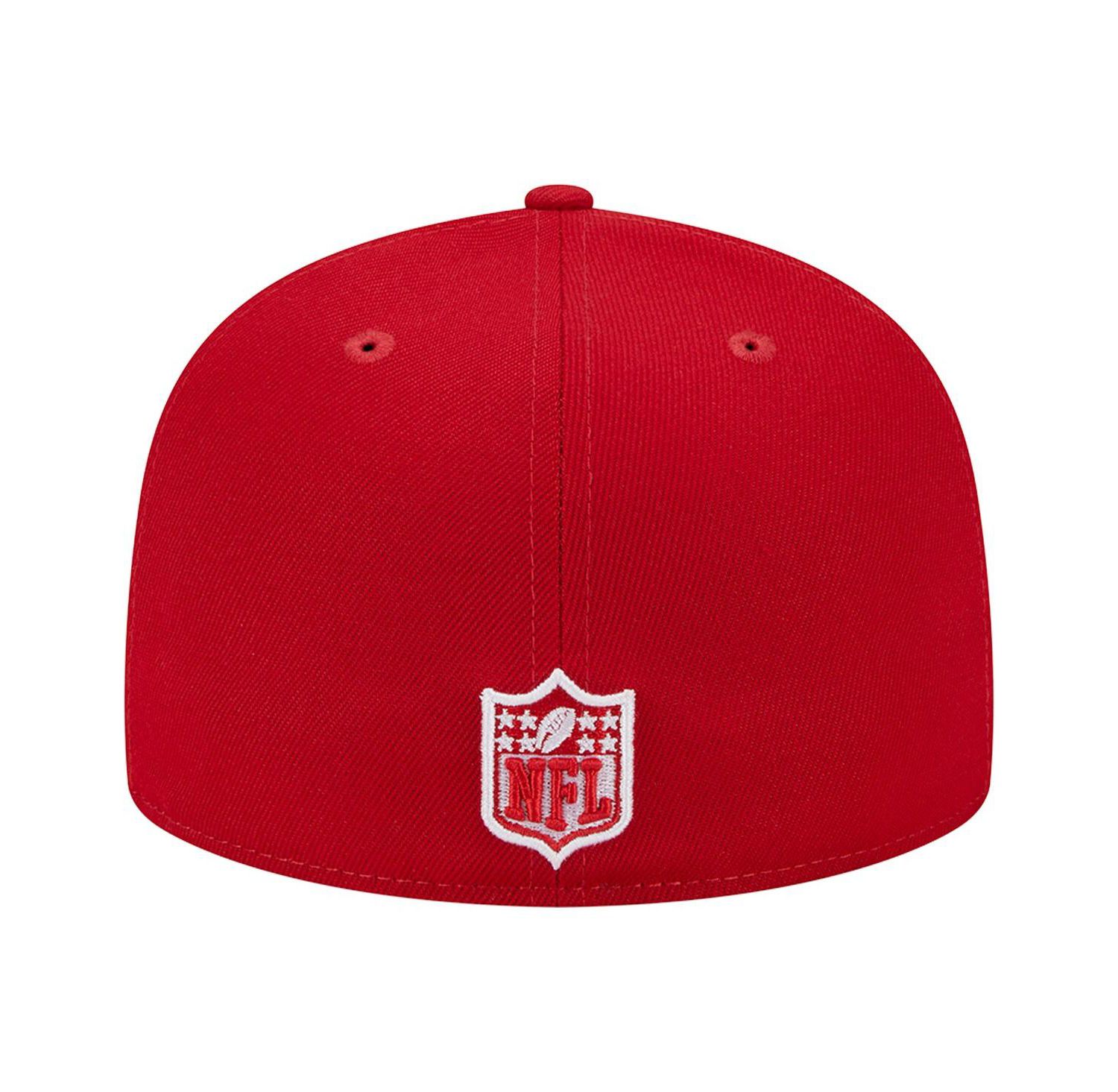 Men's Scarlet New England Patriots Super Bowl XXXVI Main Patch 59FIFTY Fitted Hat