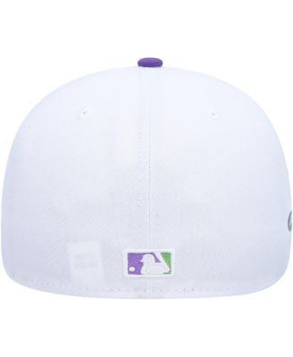 Men's White Los Angeles Angels 2002 World Series Side Patch 59FIFTY Fitted Hat