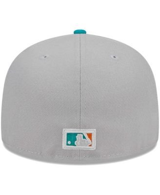 Men's Gray, Teal New York Yankees 59FIFTY Fitted Hat