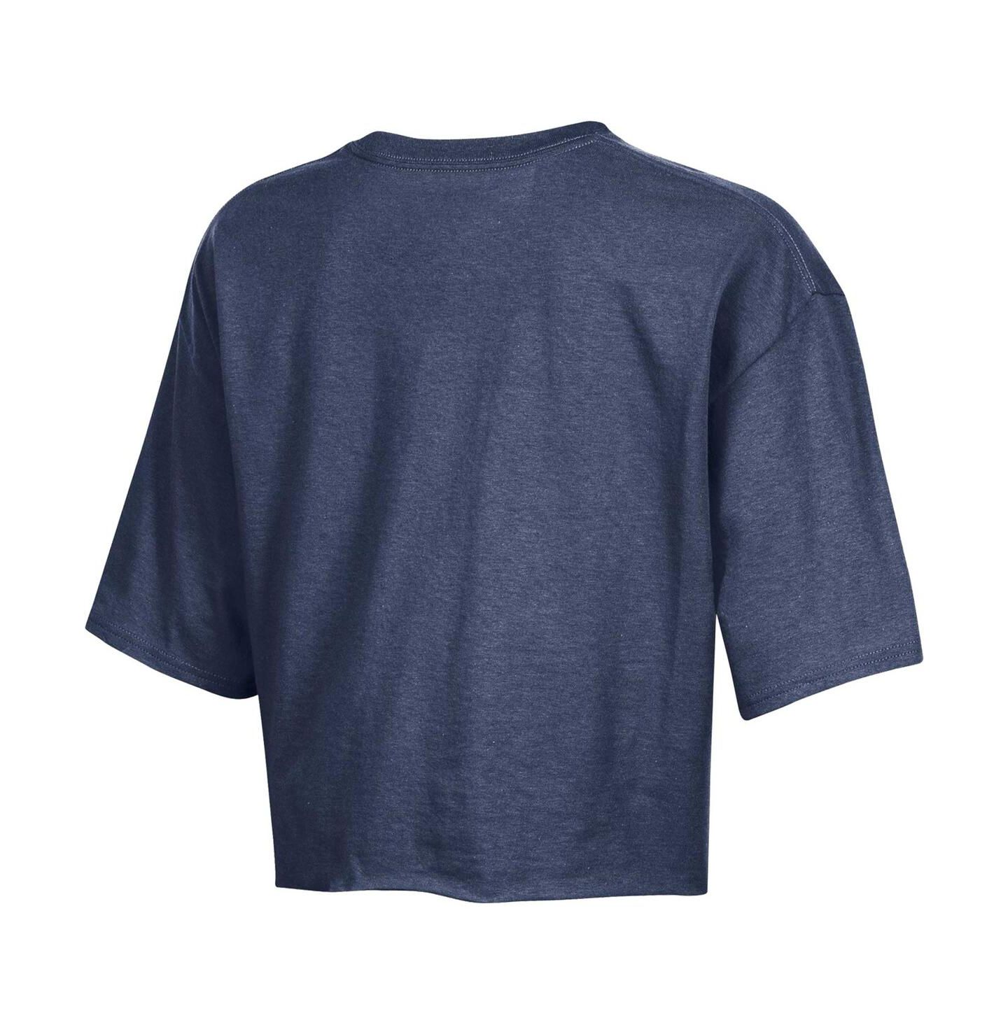 Женская футболка Champion Heather Navy Penn State Nittany Lions Boyfriend Cropped — фото 4