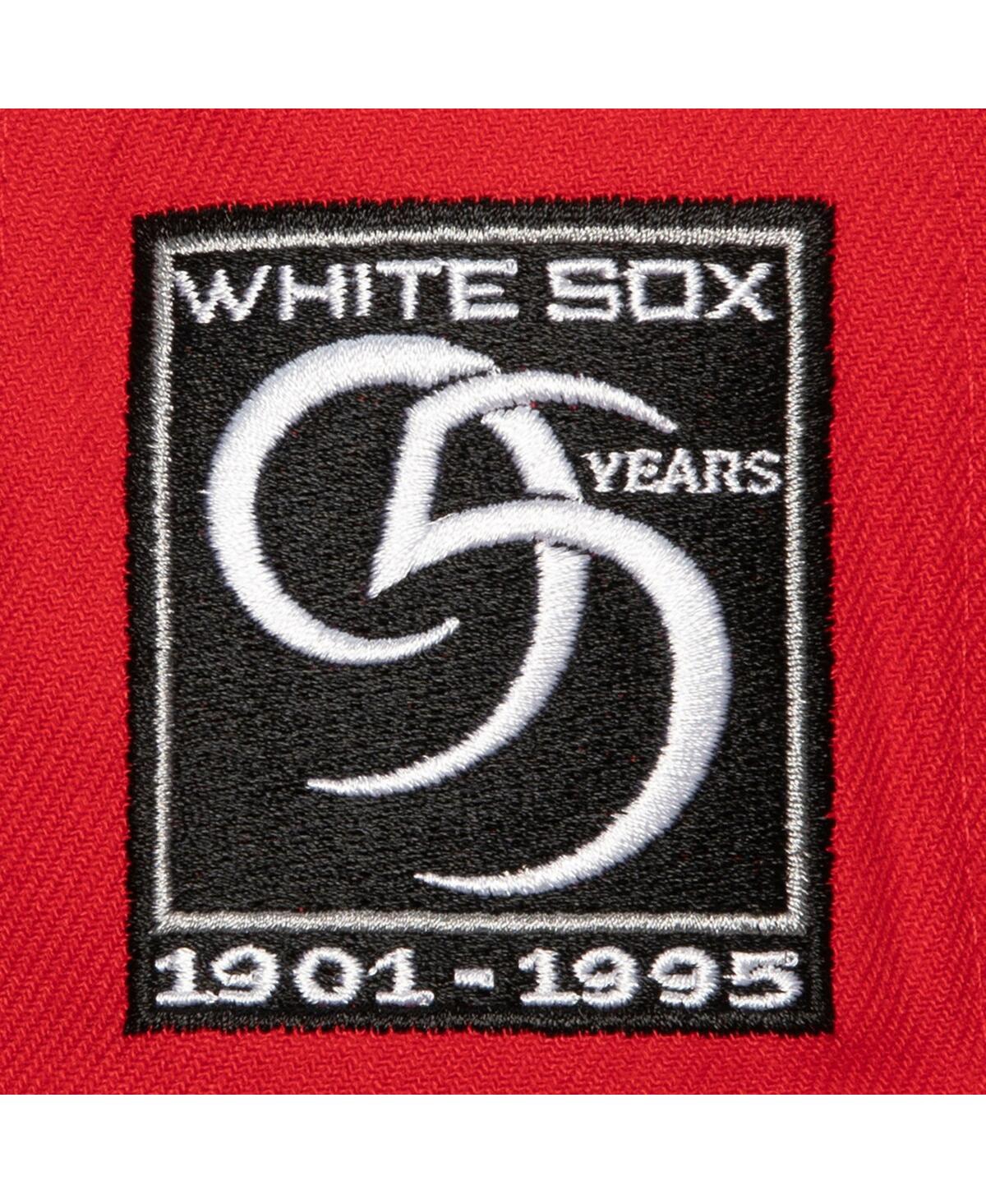 Mitchell & Ness Men's  Red, Chicago White Sox Bases Loaded Fitted Hat In Red