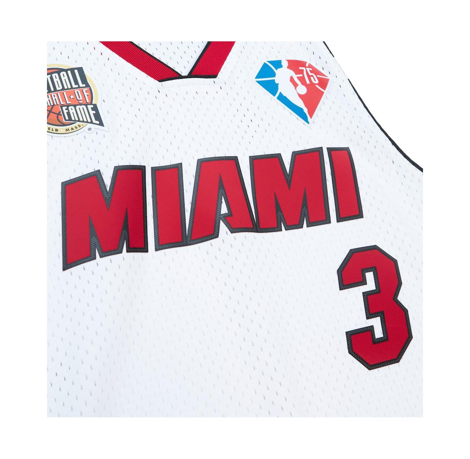 Men's and Women's Dwyane Wade White Miami Heat Hall of Fame Class of 2023 Throwback Swingman Jersey