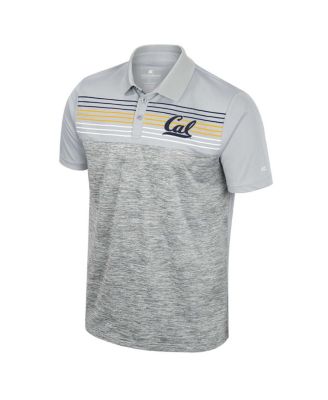Men's Gray Cal Bears Cybernetic Polo Shirt