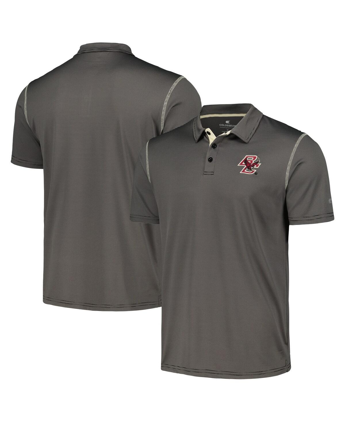 Shop Colosseum Men's  Gray Boston College Eagles Cameron Polo Shirt