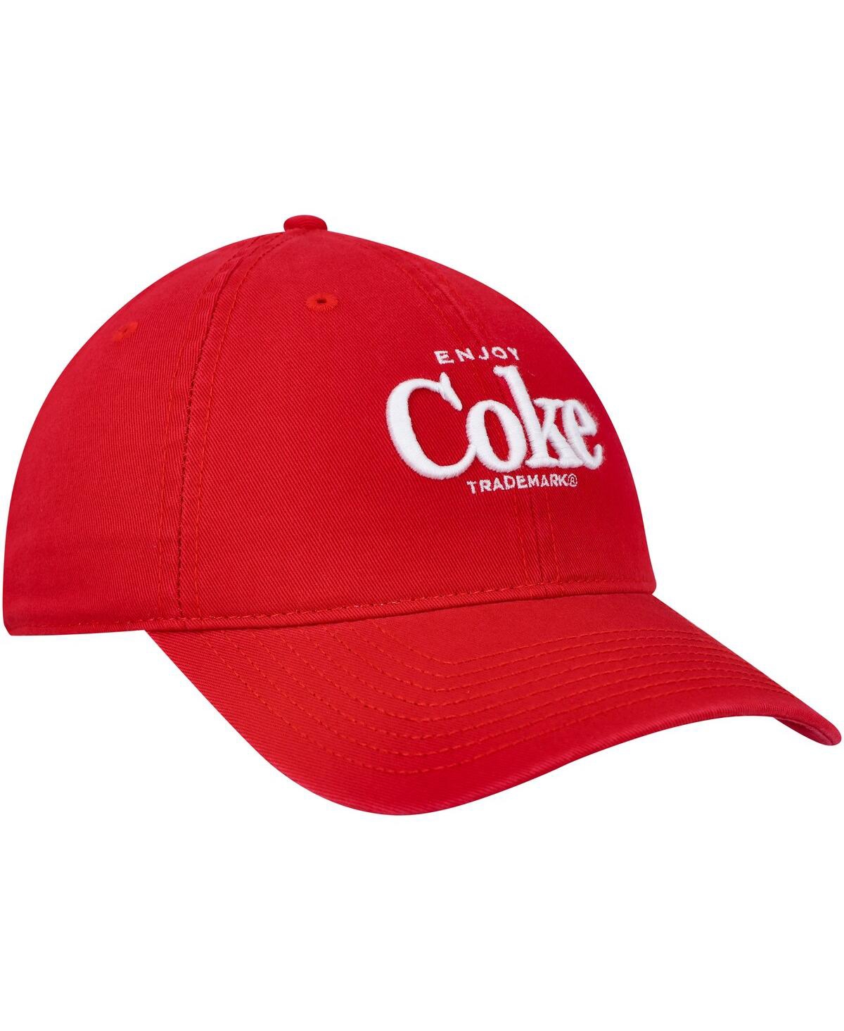 AMERICAN NEEDLE MEN'S AMERICAN NEEDLE RED COCA-COLA BALLPARK ADJUSTABLE HAT 