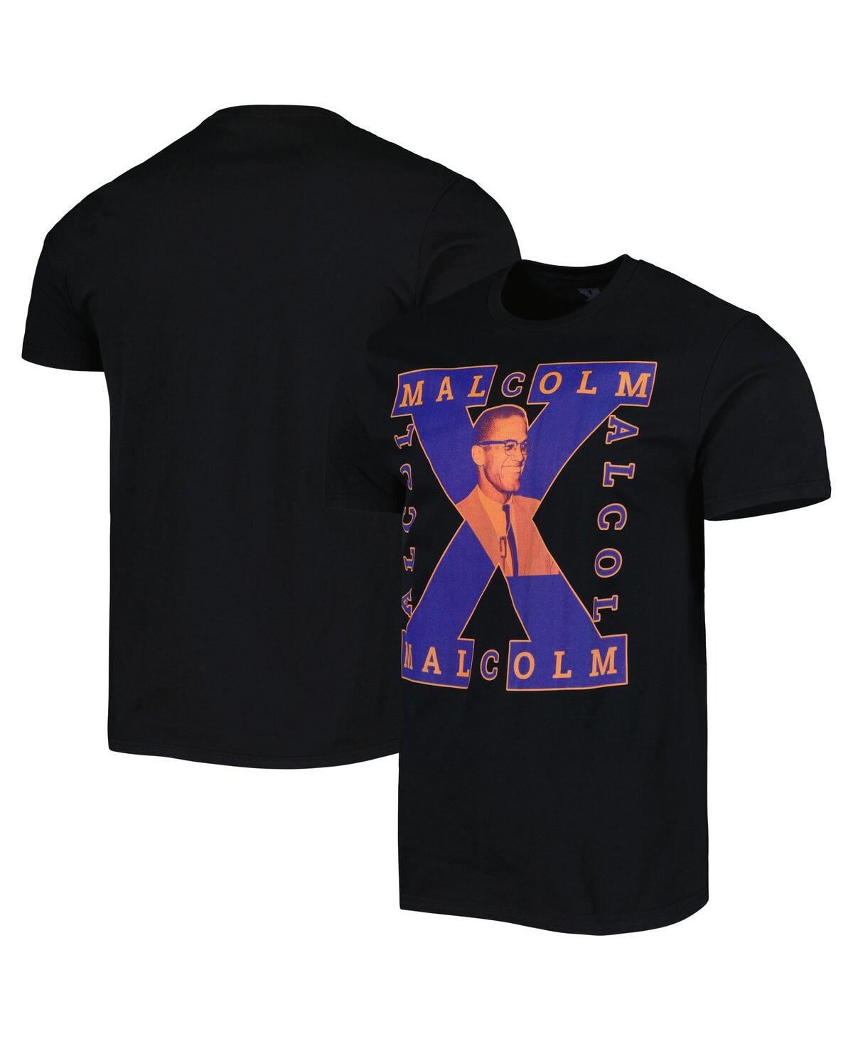 Philcos Men's And Women's Black Malcolm X Graphic T-shirt In Black