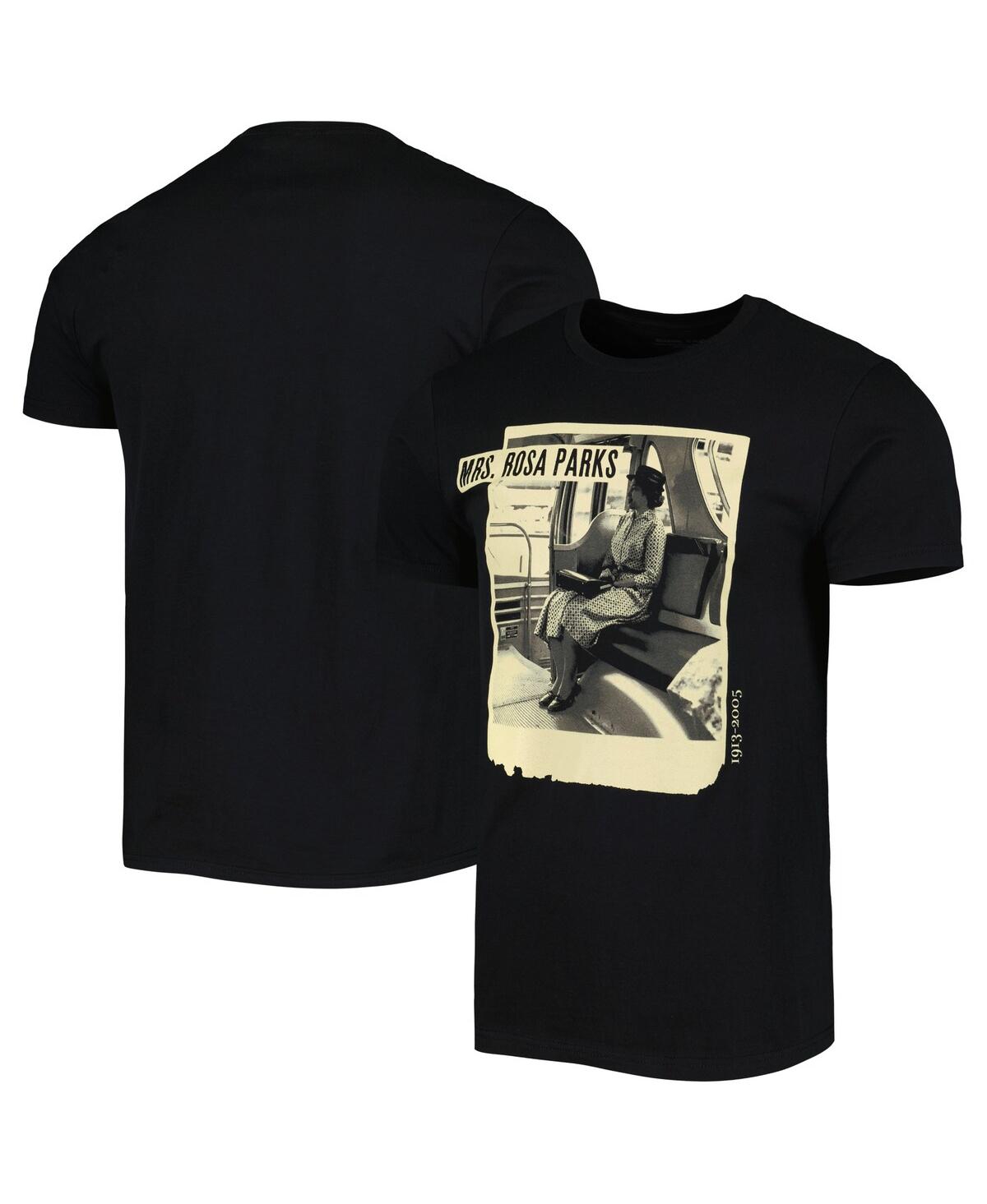 Philcos Men's And Women's Black Rosa Parks Graphic T-shirt