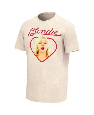 Men's Tan Blondie Heart Washed Graphic T-shirt