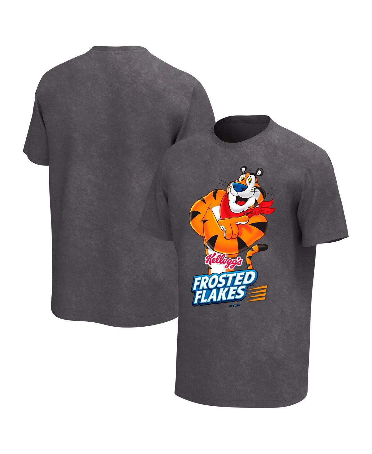 Philcos Men's Black Frosted Flakes Tony The Tiger Washed T-shirt