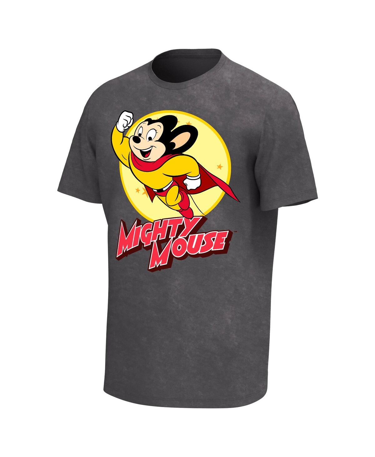 Shop Philcos Men's Black Mighty Mouse Washed Graphic T-shirt