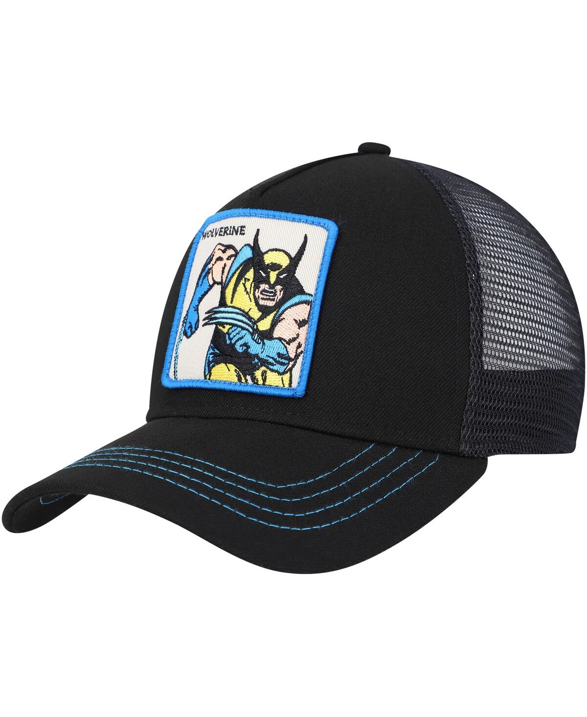 Shop Lids Men's Black X Men Wolverine Retro A-frame Adjustable Hat