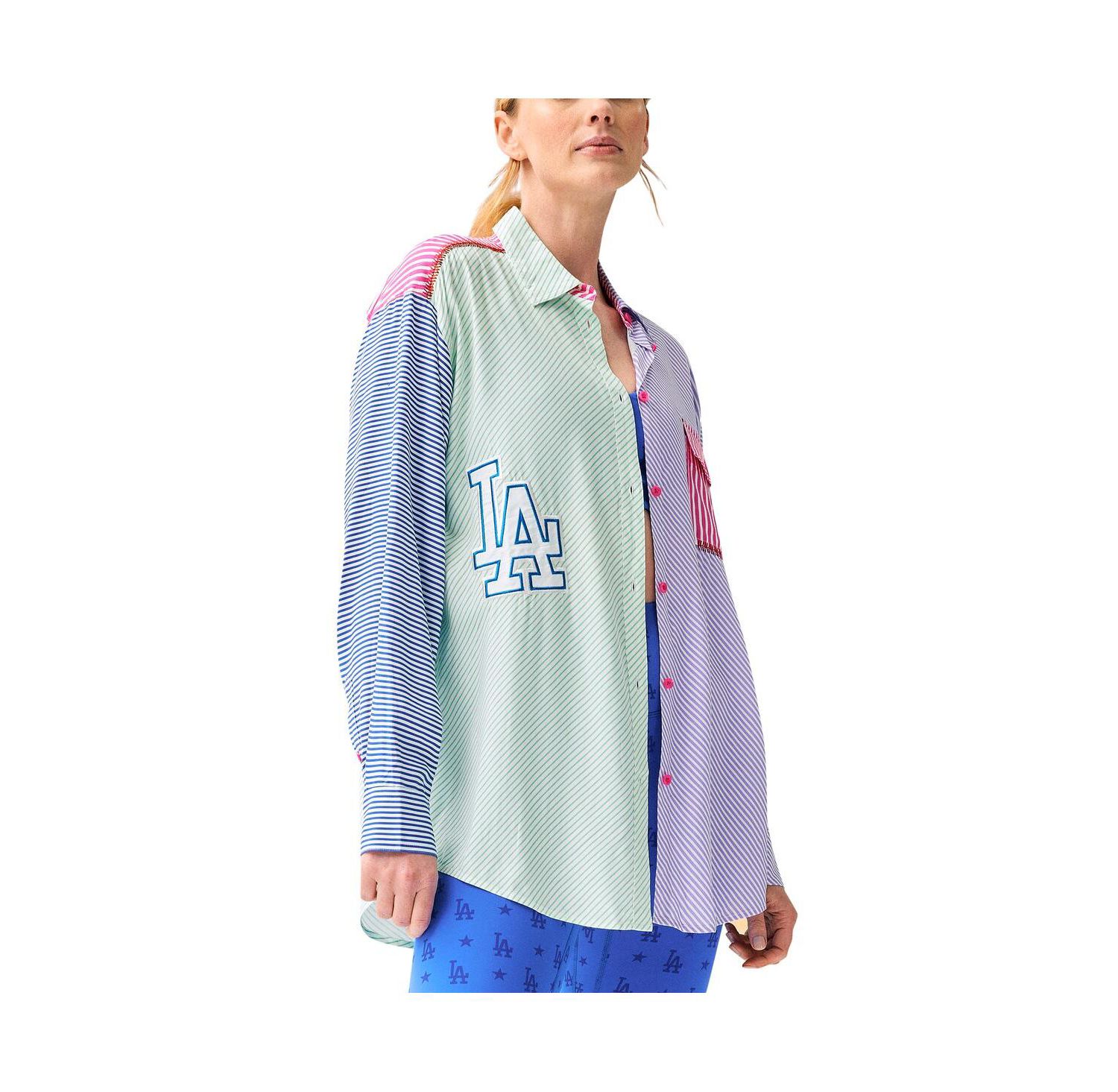 Women's Los Angeles Dodgers Button-Up Shirt