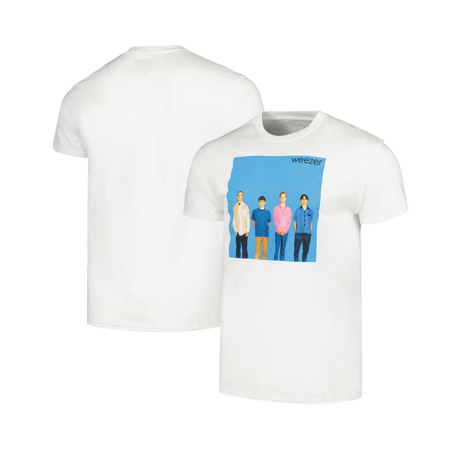 Men's White Weezer T-shirt