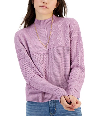 Calvin Klein Jeans Women's Monogram Dolman Knit Top - Macy's