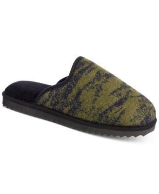 Isotoner - Men's Cooper Waffle-Knit Camo Memory Foam Slippers