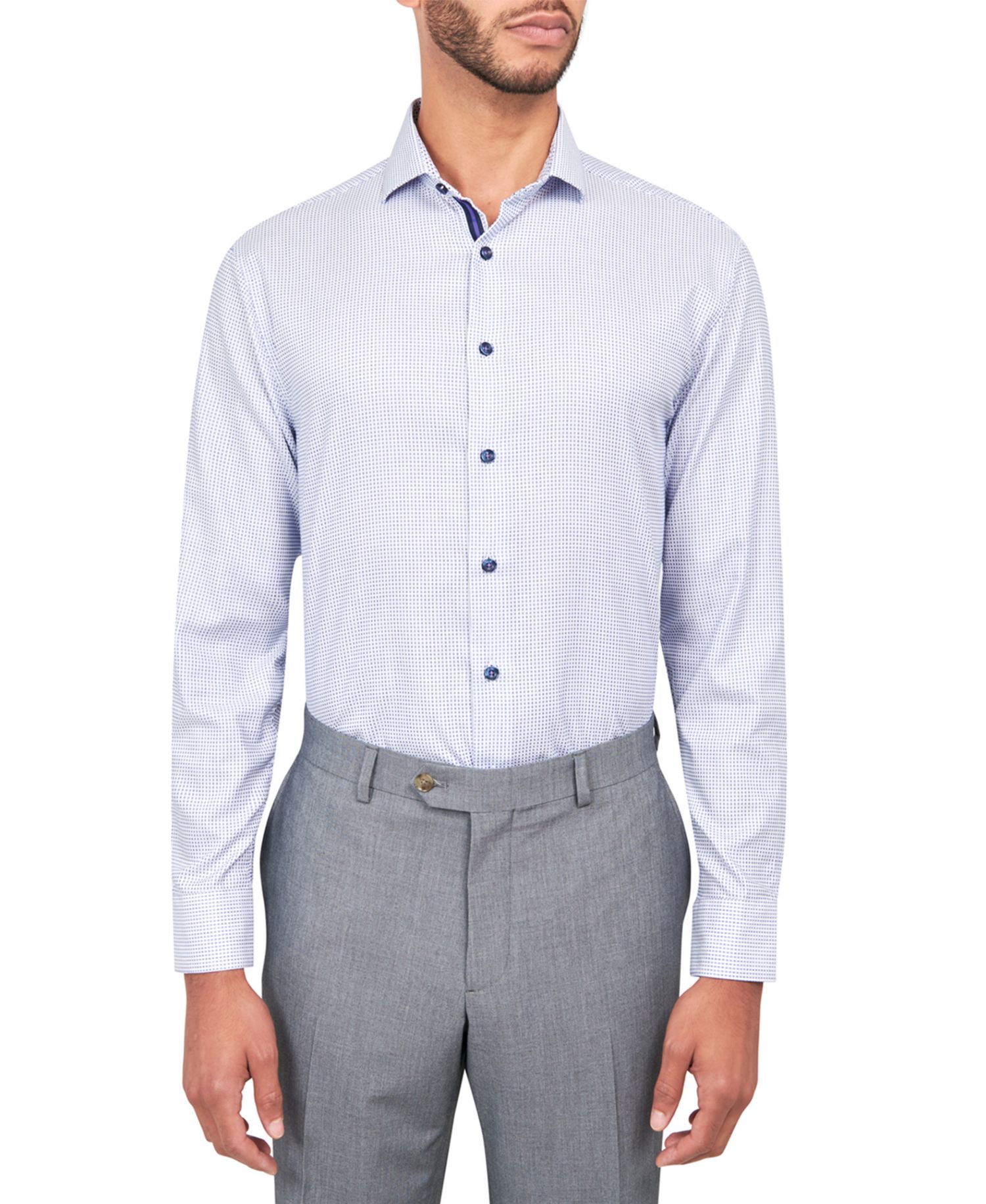 Men's Dobby Square Shirt