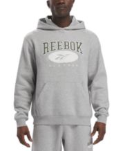 Reebok Men's Identity Classic-Fit Stacked Logo-Print Fleece Hoodie - Macy's