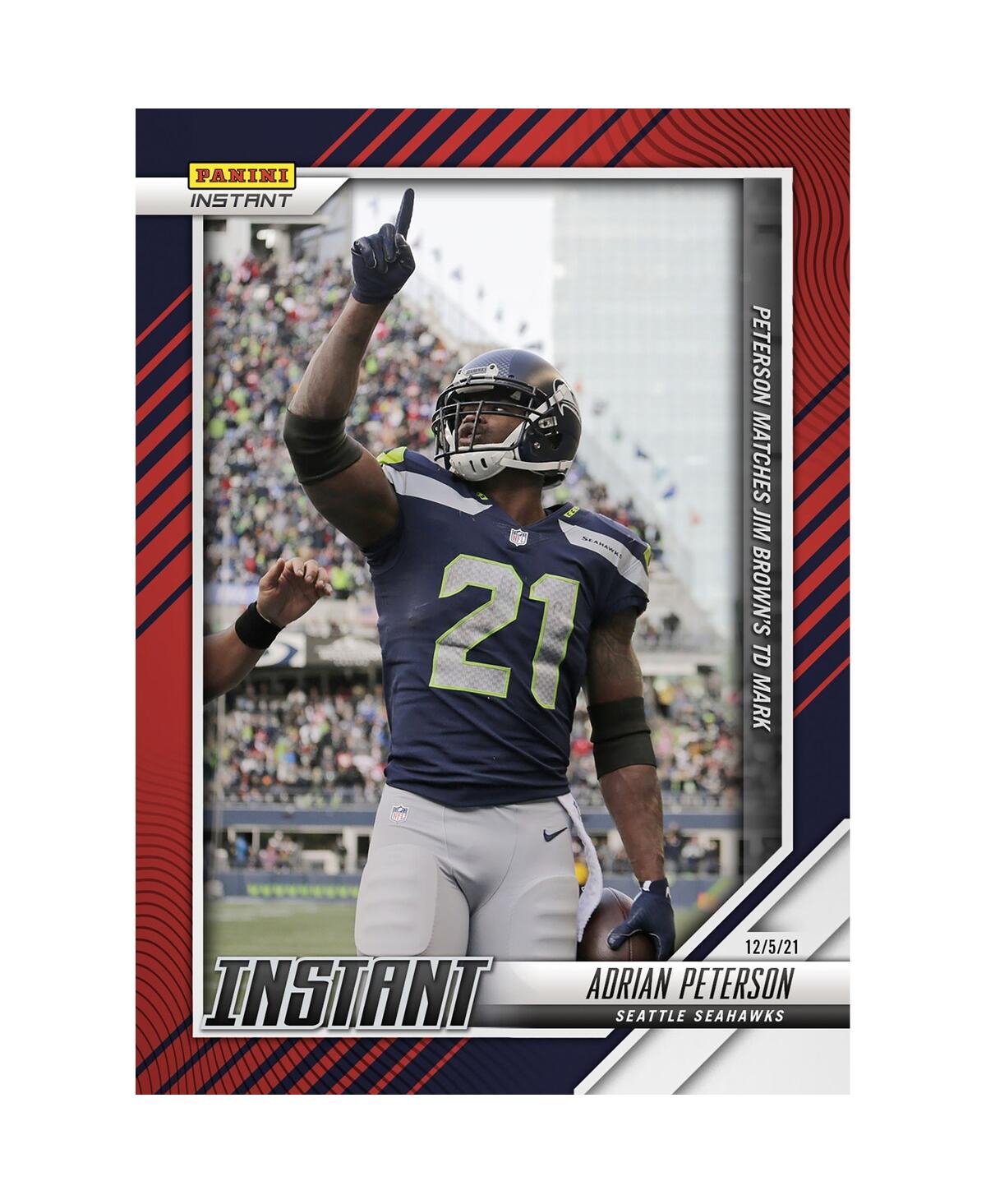 Panini America Adrian Peterson Seattle Seahawks Parallel  Instant Nfl Week 13 Peterson Matches Jim Br In Multi