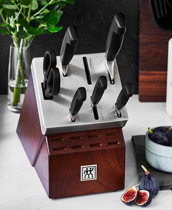 ZWILLING Four Star 5-pc Compact Self-Sharpening Knife Block Set