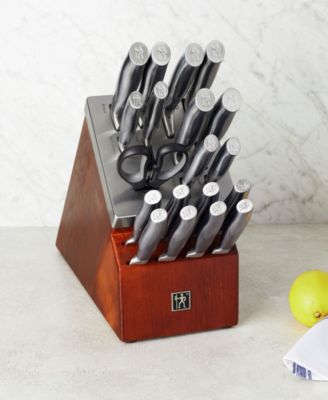 HENCKELS International Graphite 20-Pc. Self-Sharpening Cutlery Set 