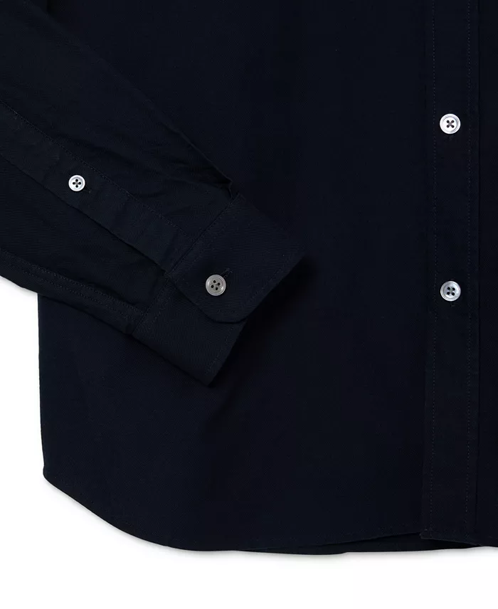 Men's Woven Long Sleeve Button-Down Oxford Shirt - thumbnail 6