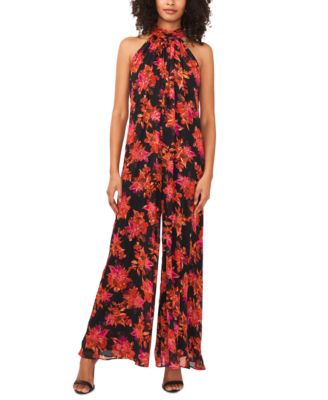 Vince Camuto - Women's Sleeveless Wide-Leg Jumpsuit